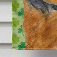 Chow Chow St. Patrick's Day Shamrock Portrait Flag Canvas House Size