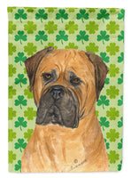 Bullmastiff St. Patrick's Day Shamrock Portrait Flag Canvas House Size