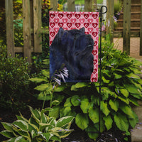 Chow Chow Hearts Love and Valentine's Day Portrait Flag Garden Size