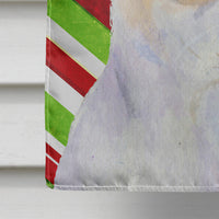 Chihuahua Candy Cane Holiday Christmas Flag Canvas House Size