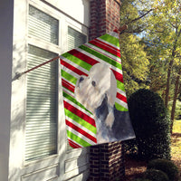 Dandie Dinmont Terrier Candy Cane Holiday Christmas Flag Canvas House Size