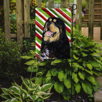 Tibetan Mastiff Candy Cane Holiday Christmas Flag Garden Size