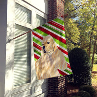 Cocker Spaniel Candy Cane Holiday Christmas Flag Canvas House Size