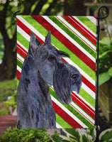 Scottish Terrier Candy Cane Holiday Christmas Flag Garden Size