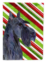 Scottish Terrier Candy Cane Holiday Christmas Flag Garden Size