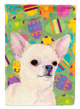 Chihuahua Easter Eggtravaganza Flag Canvas House Size