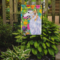 Borzoi Easter Eggtravaganza Flag Garden Size