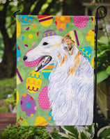 Borzoi Easter Eggtravaganza Flag Garden Size