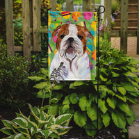 Bulldog English Easter Eggtravaganza Flag Garden Size