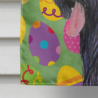 Briard Easter Eggtravaganza Flag Canvas House Size