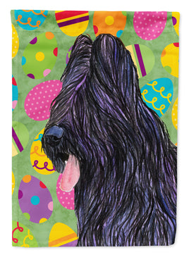 Briard Easter Eggtravaganza Flag Canvas House Size