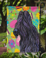 Briard Easter Eggtravaganza Flag Garden Size