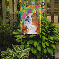 Bulldog English Easter Eggtravaganza Flag Garden Size