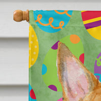 Bull Terrier Easter Eggtravaganza Flag Canvas House Size