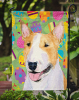 Bull Terrier Easter Eggtravaganza Flag Garden Size