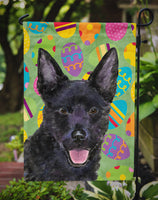 Australian Kelpie Easter Eggtravaganza Flag Garden Size