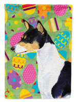 Basenji Easter Eggtravaganza Flag Canvas House Size