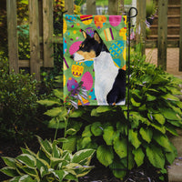 Basenji Easter Eggtravaganza Flag Garden Size