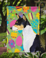 Basenji Easter Eggtravaganza Flag Garden Size