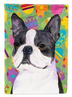 Boston Terrier Easter Eggtravaganza Flag Canvas House Size