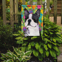 Boston Terrier Easter Eggtravaganza Flag Garden Size