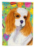 Cavalier Spaniel Easter Eggtravaganza Flag Canvas House Size