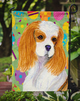 Cavalier Spaniel Easter Eggtravaganza Flag Garden Size