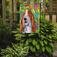 Basset Hound Easter Eggtravaganza Flag Garden Size