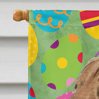 Chesapeake Bay Retriever Easter Eggtravaganza Flag Canvas House Size