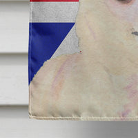 Chihuahua with English Union Jack British Flag Flag Canvas House Size SS4914CHF