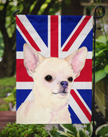 Chihuahua with English Union Jack British Flag Flag Garden Size SS4914GF