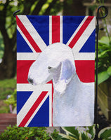 Bedlington Terrier with English Union Jack British Flag Flag Garden Size SS4925GF