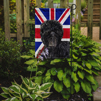 Affenpinscher with English Union Jack British Flag Flag Garden Size SS4953GF