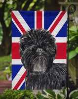 Affenpinscher with English Union Jack British Flag Flag Garden Size SS4953GF