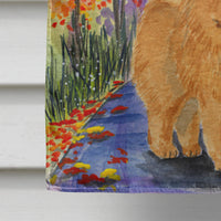 Chow Chow Flag Canvas House Size