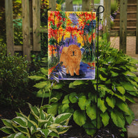 Chow Chow Flag Garden Size