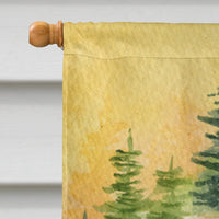 Chow Chow Flag Canvas House Size