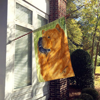 Chow Chow Flag Canvas House Size