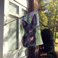 Australian Kelpie Flag Canvas House Size