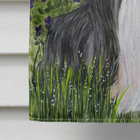 Bearded Collie Flag Canvas House Size