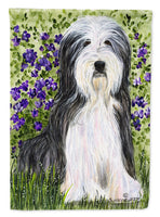 Bearded Collie Flag Canvas House Size