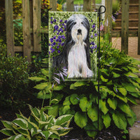 Bearded Collie Flag Garden Size