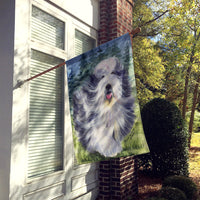 Bearded Collie Flag Canvas House Size