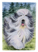 Bearded Collie Flag Canvas House Size