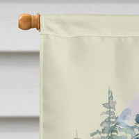 Chow Chow Flag Canvas House Size