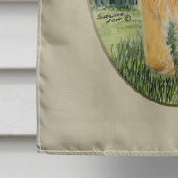 Golden Retriever Flag Canvas House Size