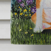 Basenji Flag Canvas House Size