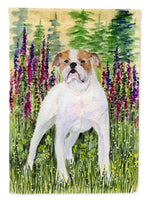 English Bulldog Flag Canvas House Size