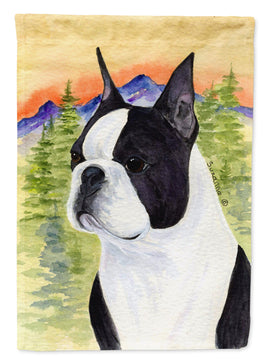 Boston Terrier Flag Garden Size