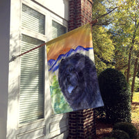 Chow Chow Flag Canvas House Size